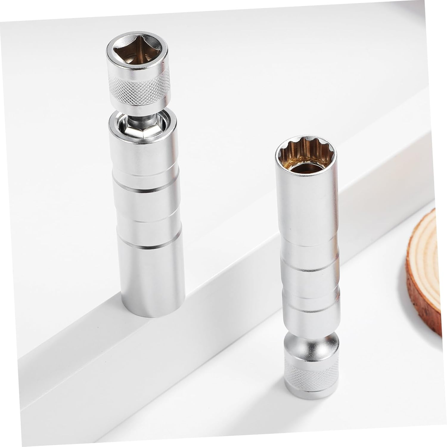 Beatifufu Automotive Repair Tool Kit 2 Pcs Spark Plug Wrench Socket 14Mm 16Mm Magnetic