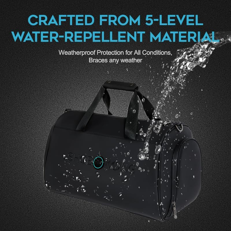 Sports Bag - Generating O3 to Eliminate Odors, Built-In Shoe Zone & Travel-Ready(Grey) image number 2