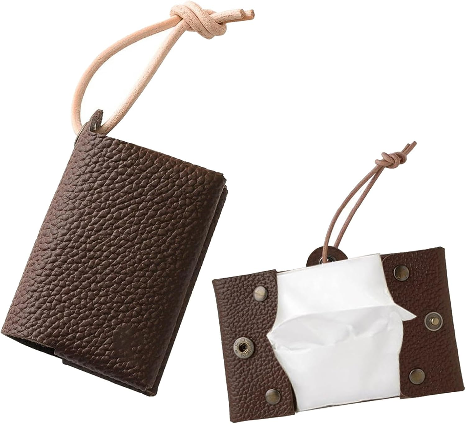 Travel Tissue Storage Pouch | Lightweight Dustproof Carry Bag for Disposble Paper Towels, Compact Napkin Organizer for Camping, Picnic, Car, Bathroom, Bedroom, School, Ofice, Stylish Tissue Carrier