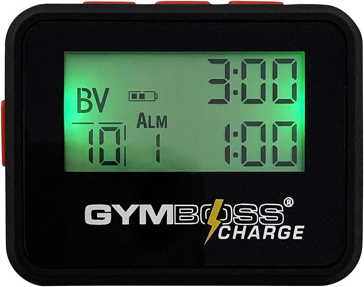 (Black Red) - Gymboss Charge Interval Timer and Stopwatch image number 5