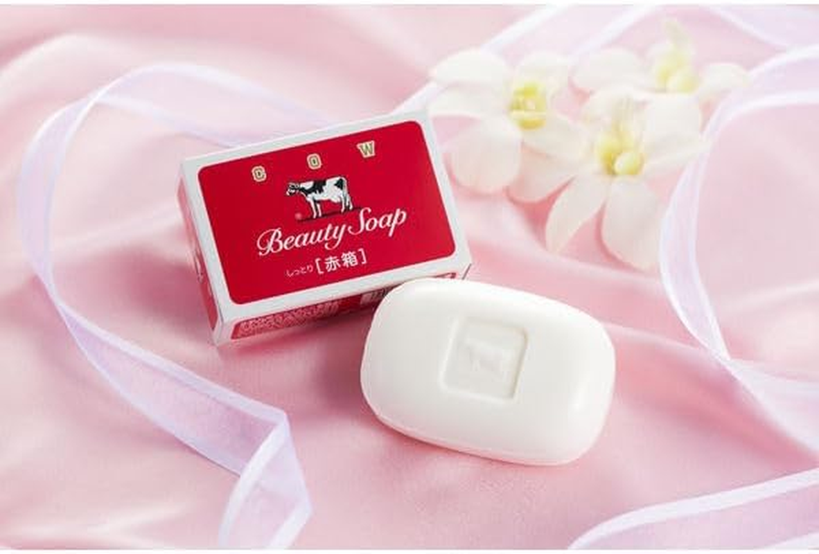 Cow Brand Beauty Soap, Moist Type - Red Box, 90G X 3 Pieces (Pack of 1) image number 6