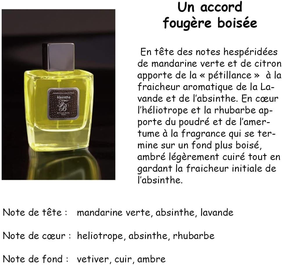 Franck Boclet Absinthe by Franck Boclet Eau De Parfum Spray (Unisex) 100 Ml image number 2