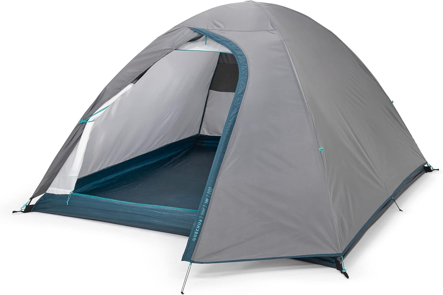 Decathlon Quechua MH100 3 Person Camping Tent, Grey image number 2