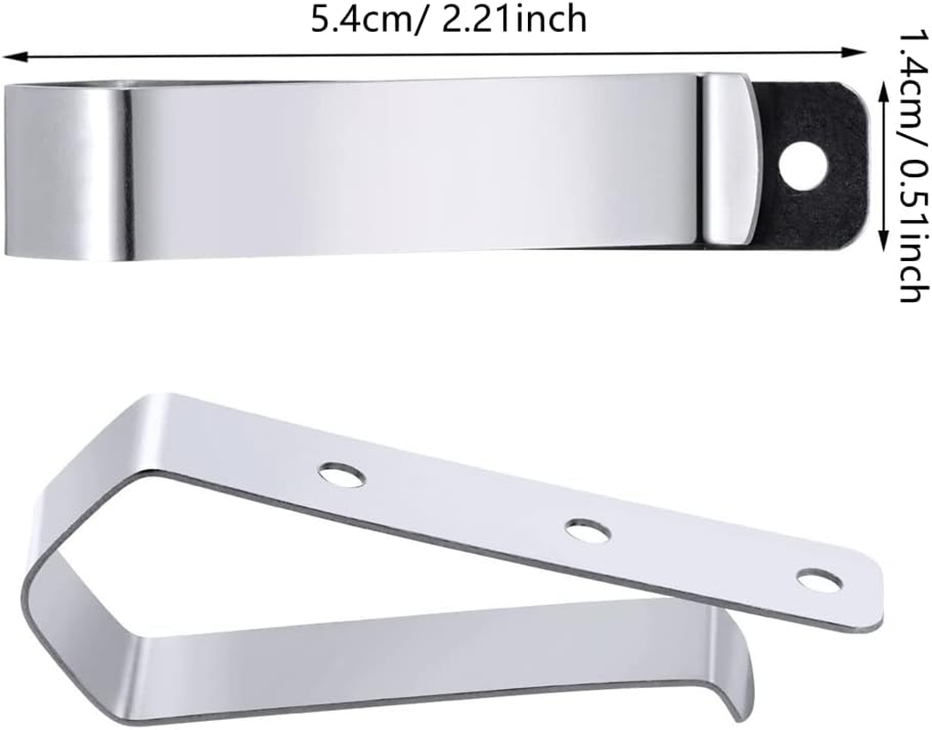 Garage Door Opener Remote Visor Clip Replacement for Liftmaster Chamberlain Sears Craftsman Garage Door Remote Opener Visor Clip 29B137, Stainless Steel, 3 Pack image number 2