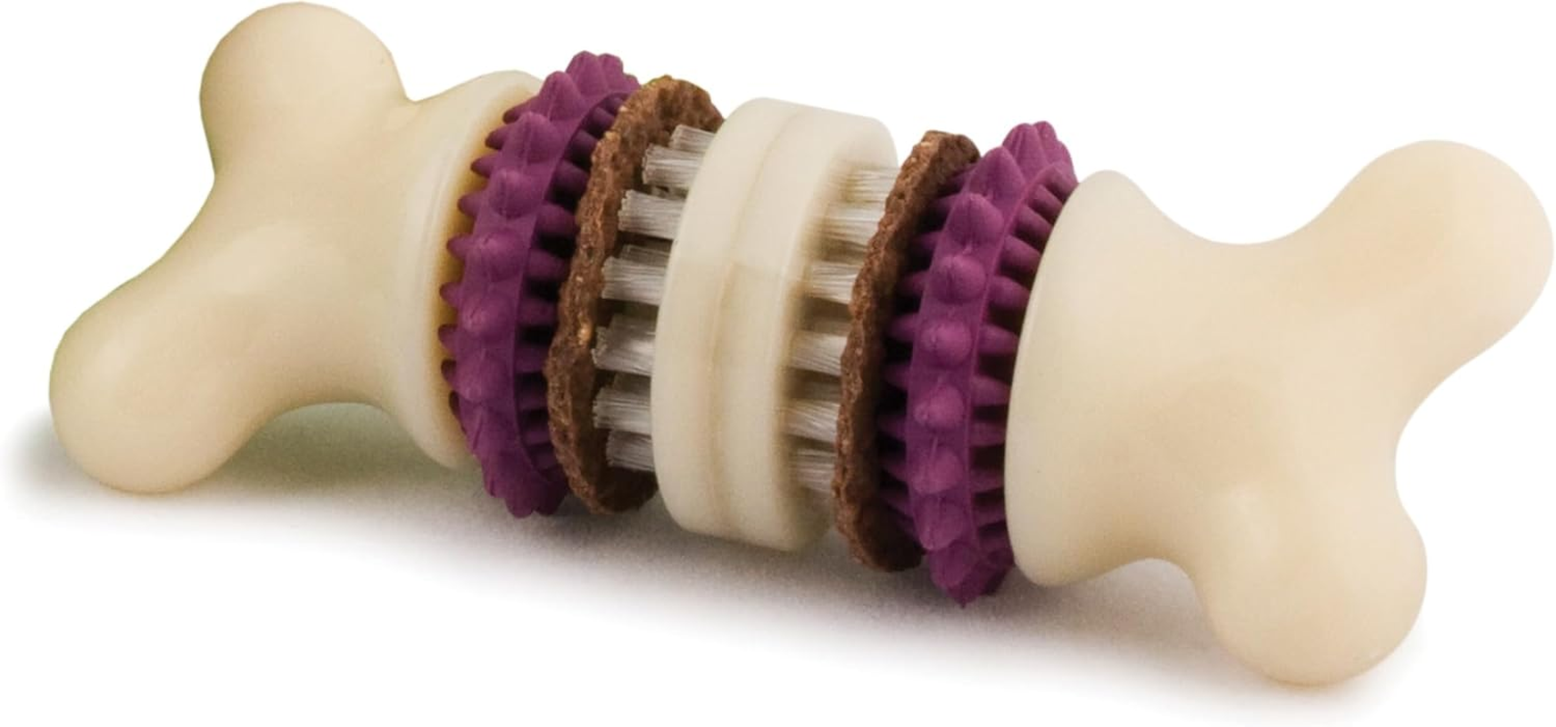 Petsafe Busy Buddy Bristle Bone Chew Toy for Dogs Multicolor image number 1