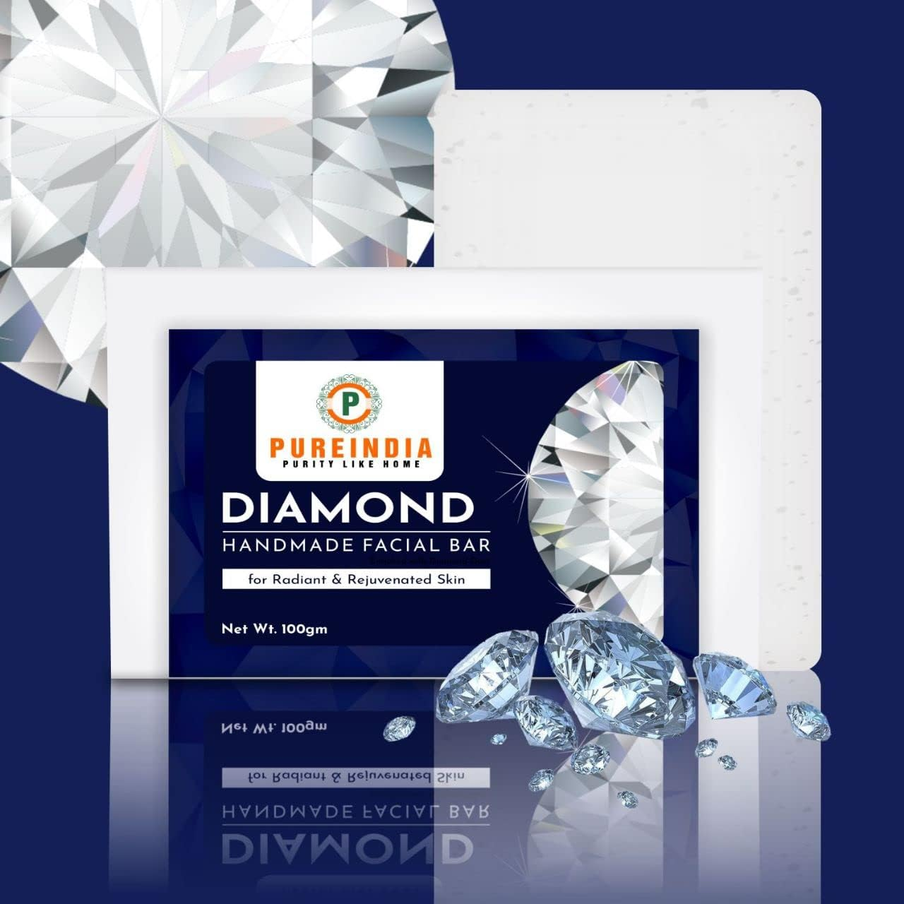 Pureindia Handmade (Diamond Facial Bar) image number 4