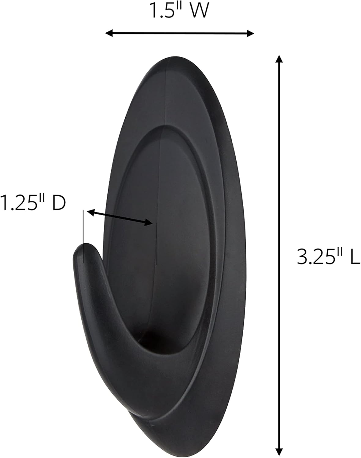 Command 3M Company 17086S, Medium, Slate Terrace Hook