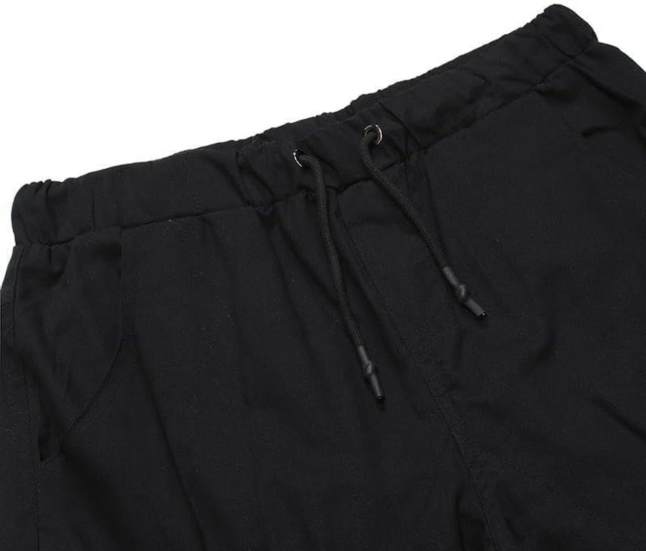 Mens Cargo Pants Jogger Casual Fashion Work Sports Drawstring Sweatpants Outdoor Hiking Trousers with Pockets