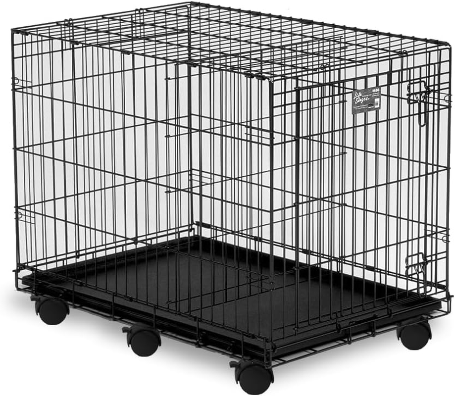Midwest Homes for Pets Universal Crate Casters, 2 Count (Pack of 1) image number 1