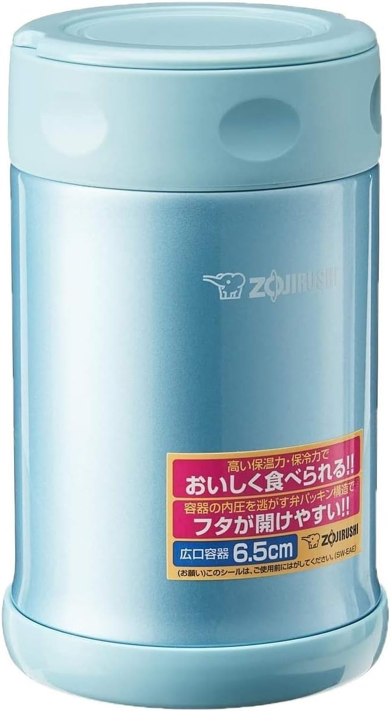 Zojirushi Stainless Steel Food Jar 500 Ml Aqua,Aqua Blue