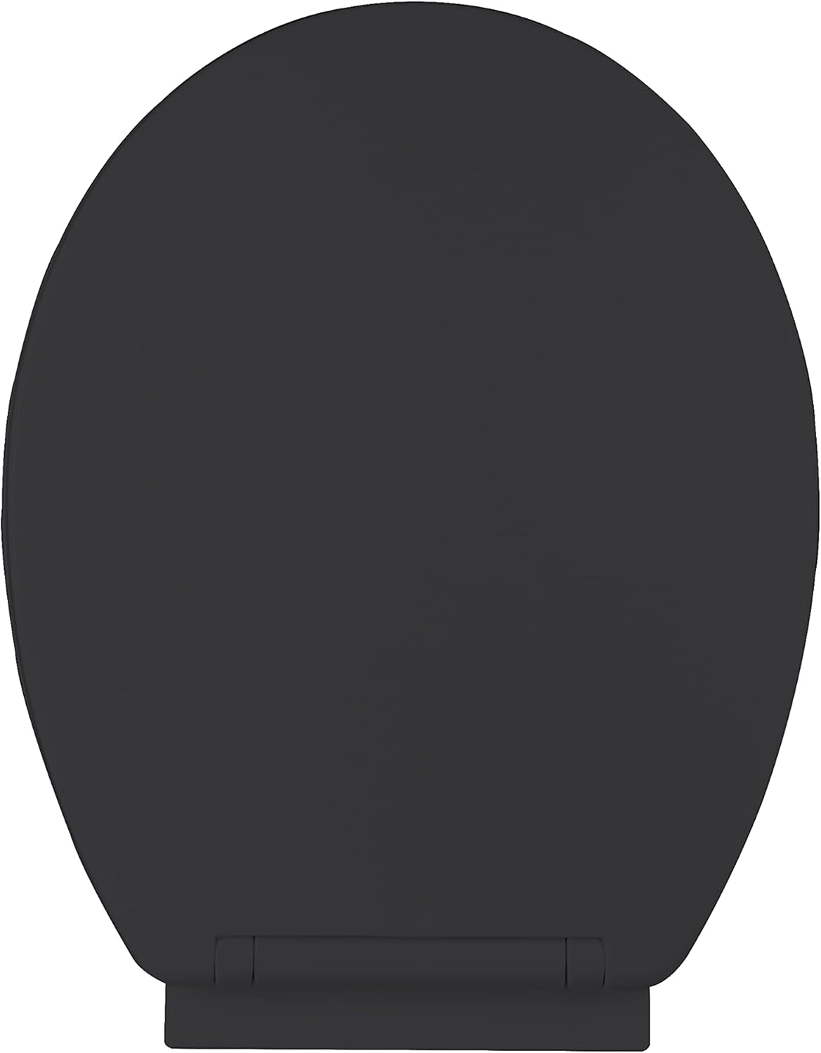 Ram&reg; Black Soft Close Toilet Seat with Adjustable Hinges - Quick Release, Easy Clean image number 3