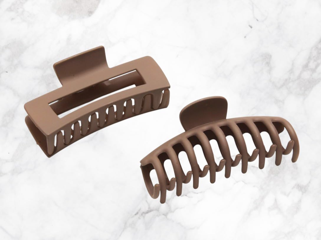 Hair Styling Set Bamboo Brushes 2 Clips 8 Silk Scrunchies in Assorted Colours