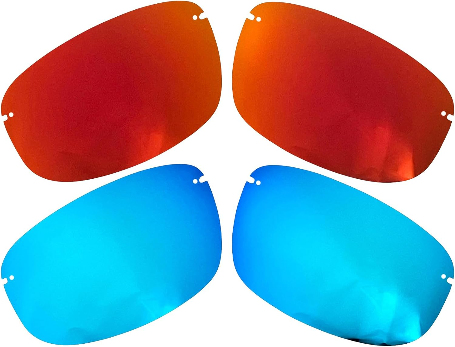 Replacement Lenses for Maui Jim Ho'Okipa Sunglasses No-Polarized,Thick of 2.0Mm Sunglasses