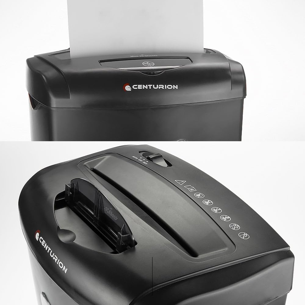 Centurion Office Combo Paper Shredder 21L Cross Cut 10 Sheets Cds Credit Cards image number 1