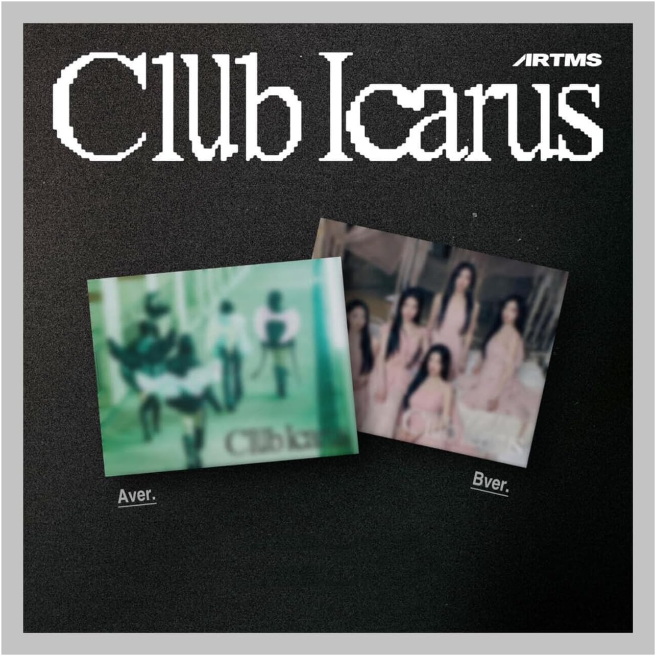 ARTMS Club Icarus 1St Mini Album Standard 2 Version Set(A+B) Cd+70P Photobook+1Ea License Card+1Ea Sticker+1Ea Film Photo+1Ea Visual Card+1P Folded Poster on Pack+Tracking Sealed image number 2