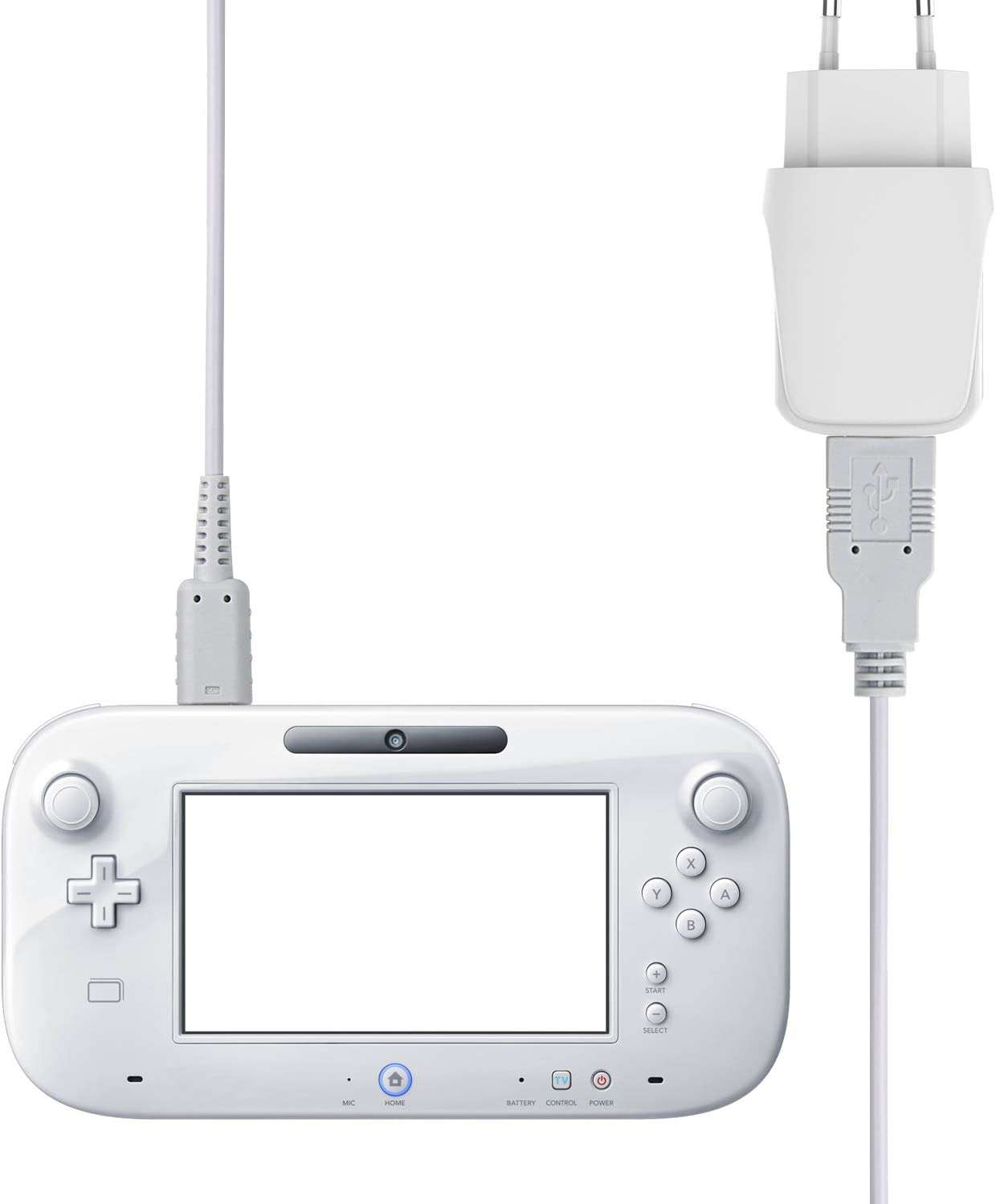 SUNMON USB Charger Cable Compatible Nintendo Wiiu Gamepad (USB Charging Cable)Back-Up USB Cord Cable Replacement image number 4