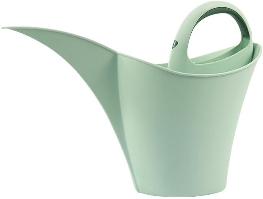 Gardening Watering Can with Long Spout,Watering Can for Outdoor Plants,Anti-Splash Design,Indoor/Outdoor Plants, Lightweight & Durable-2L (Green, One Size)