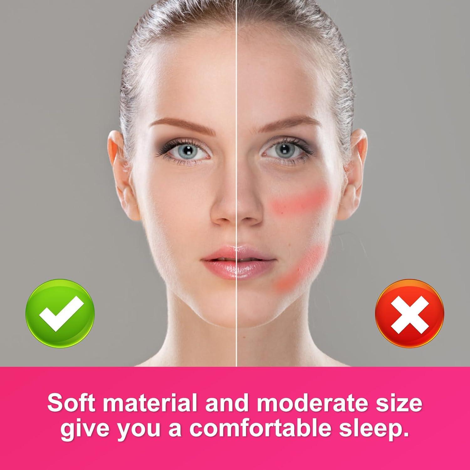 4Pcs Positive Pressure Headgear Strap Covers, Soft Positive Pressure Face Cushion Pads Reusable Breathable Mask Strap image number 5