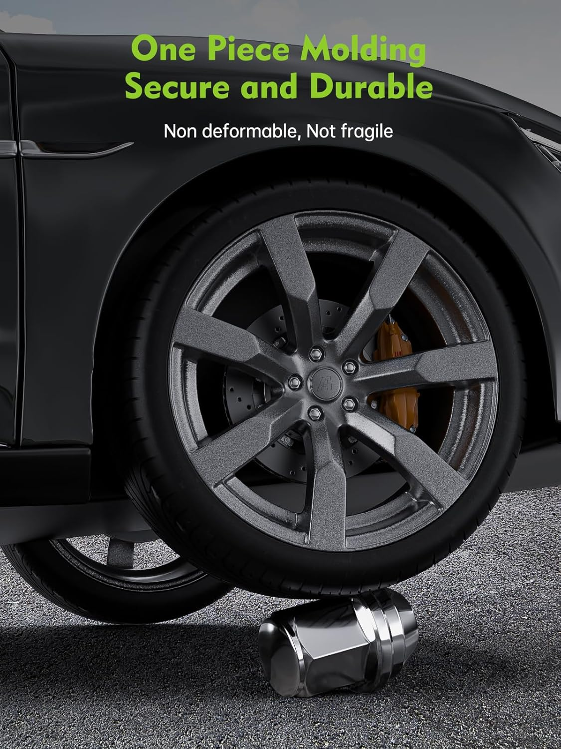 M14X1.5 OEM Lug Nuts - Replacement for Ford Mustang Edge Explorer MKX MKZ Aviator Factory Wheel, Chrome 13/16" 21Mm Hex, 20 PCS One-Piece Auti-Rust Tire Lug Nuts, OE#ACPZ-1012-M 611-007 image number 2