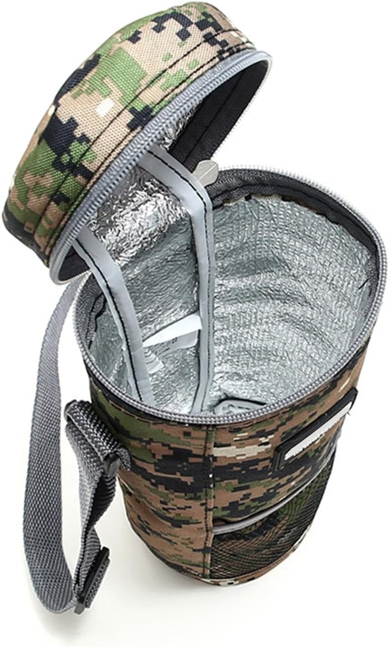 Wine Cooler Bag,Wine Tote Drink Carrier with Handle Portable Wine Bag - Wine Carrier, Thickened Foldable Camping Tote for Hiking, Camping, Work Lunches and Beach Trips, Camouflage, Refer To image number 4