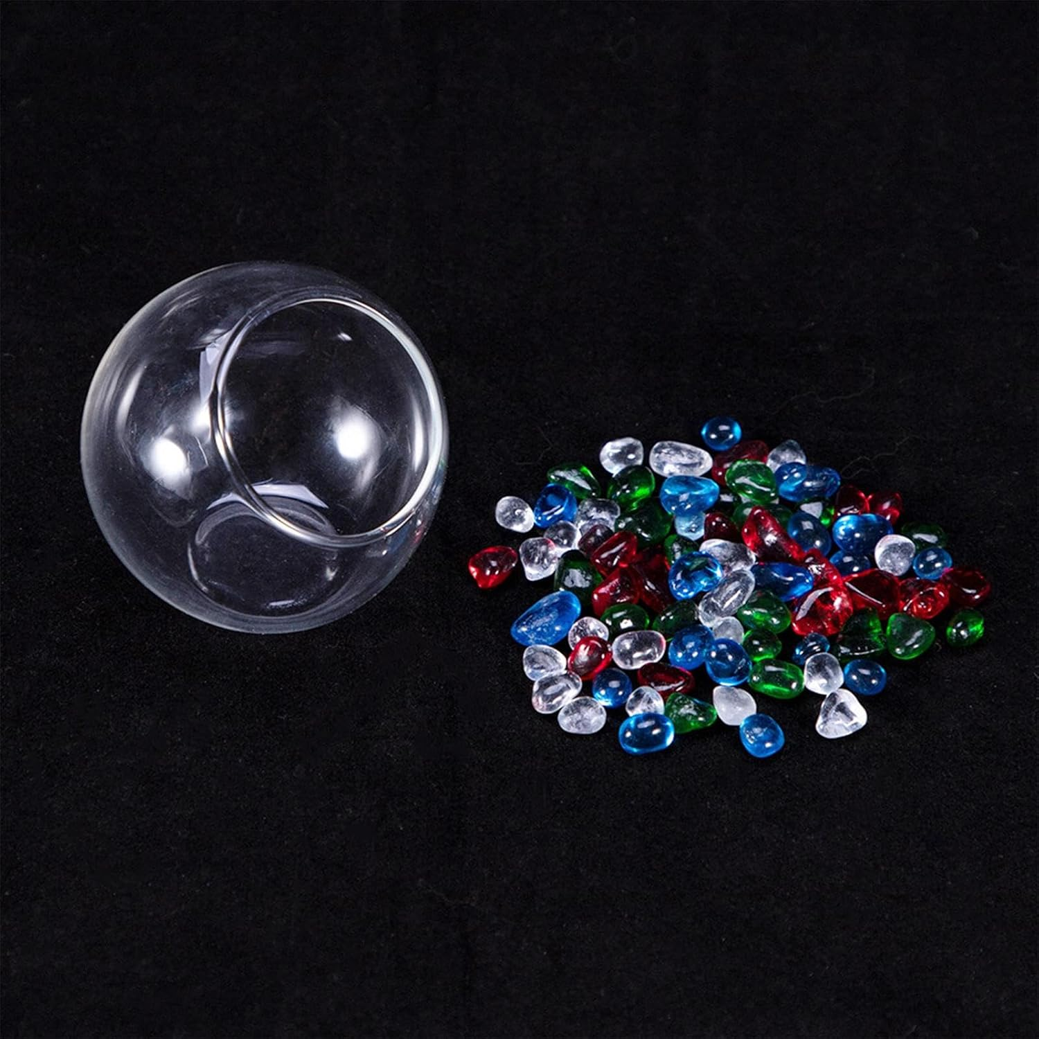 Betta Fish Cave, Aquarium Shrimp Resting Shelter, Decorative Breeding, 6X6Cm for Tank, Black Color, Ideal Hermit Crabs, Aquatic Reptiles Small Aquatic Creatures image number 1