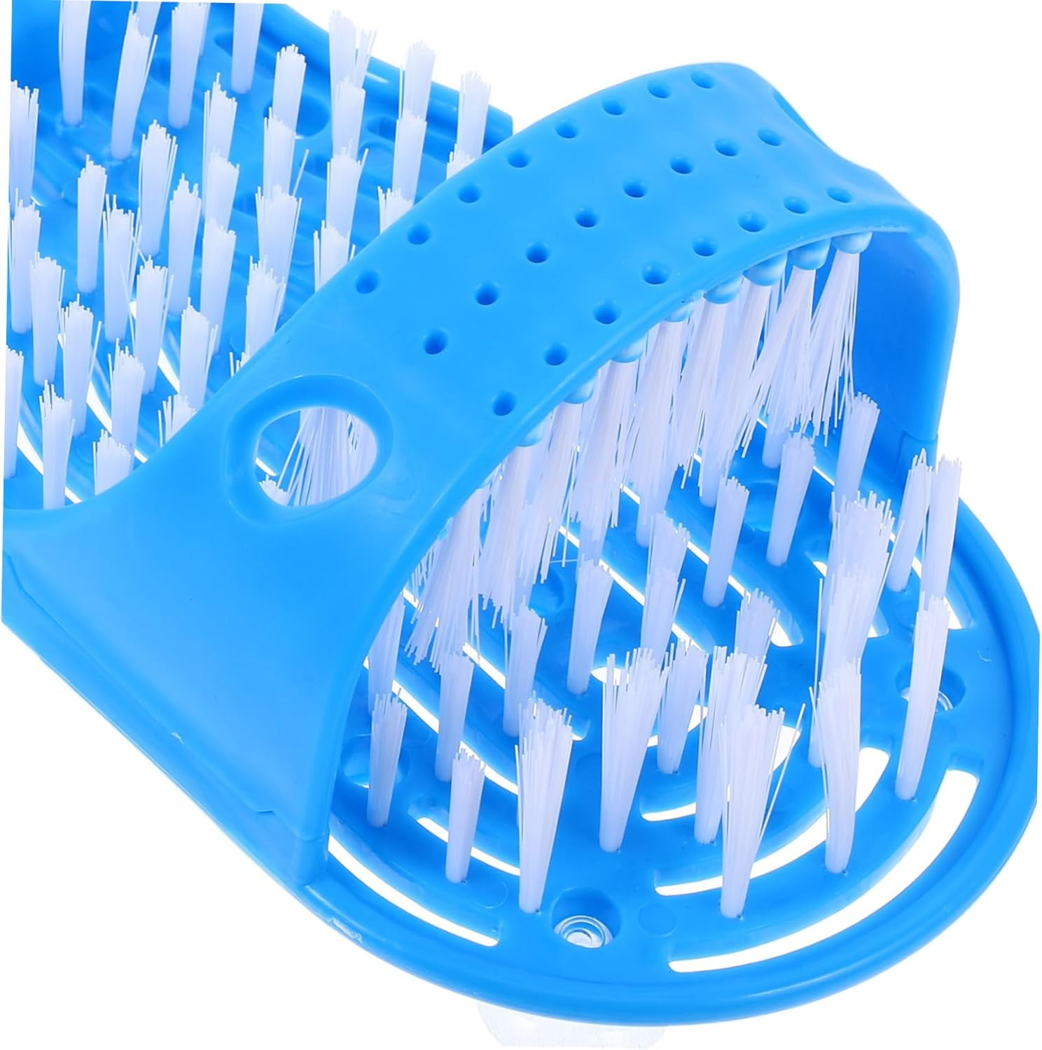 TOVINANNA Lazy Foot Scrubber with Dual Bristles Exfoliating Shower Foot Cleaner for Dead Skin Removal and Relaxing Massage the Bathroom