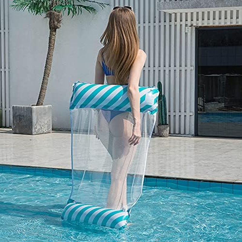 Baronhong Fruit Swimming Pool Floating Hammock - Inflatable Swimming Aids for Adults, Portable Rafts Lounge Chair for Beach Party image number 1