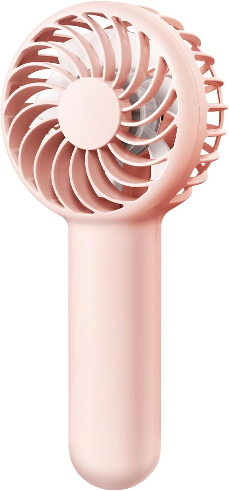 Gaiatop Mini Portable Handheld Fan, 3 Speed Powerful Battery Operated, Small USB Rechargeable Personal Fan for Makeup Eyelash, Camping Beach Airplane Travel Essentials for Women Girls