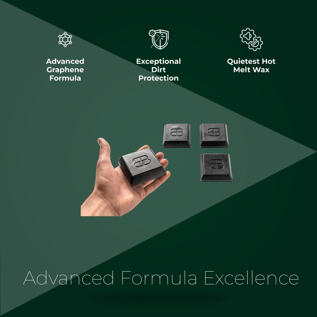 Absoluteblack Premium Bike Chain Lube - Graphenwax 2.0 Chain Wax with Uk-Manufactured Graphene, Pfas-Free, Advanced V2 Formula for Long-Lasting Lubrication and Superior Performance 12Oz image number 3