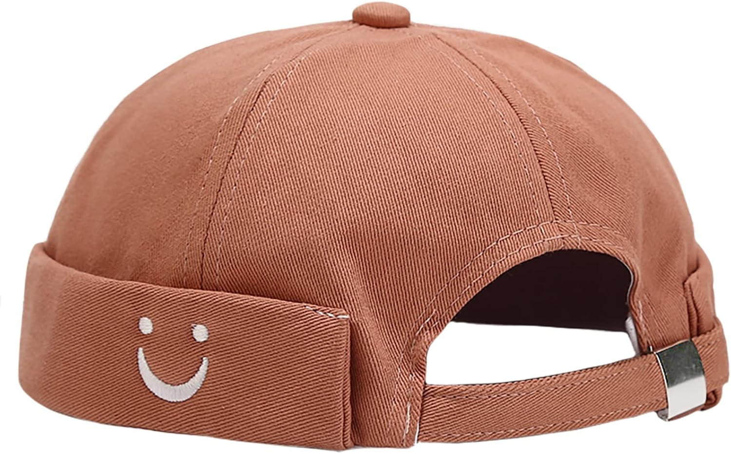 Malaxlx Mens Docker Hat Cap Brimless Hats Beanie Skull Cap Worker Sailor Cap Rolled Cuff Retro Adjustable - Keep Going image number 5