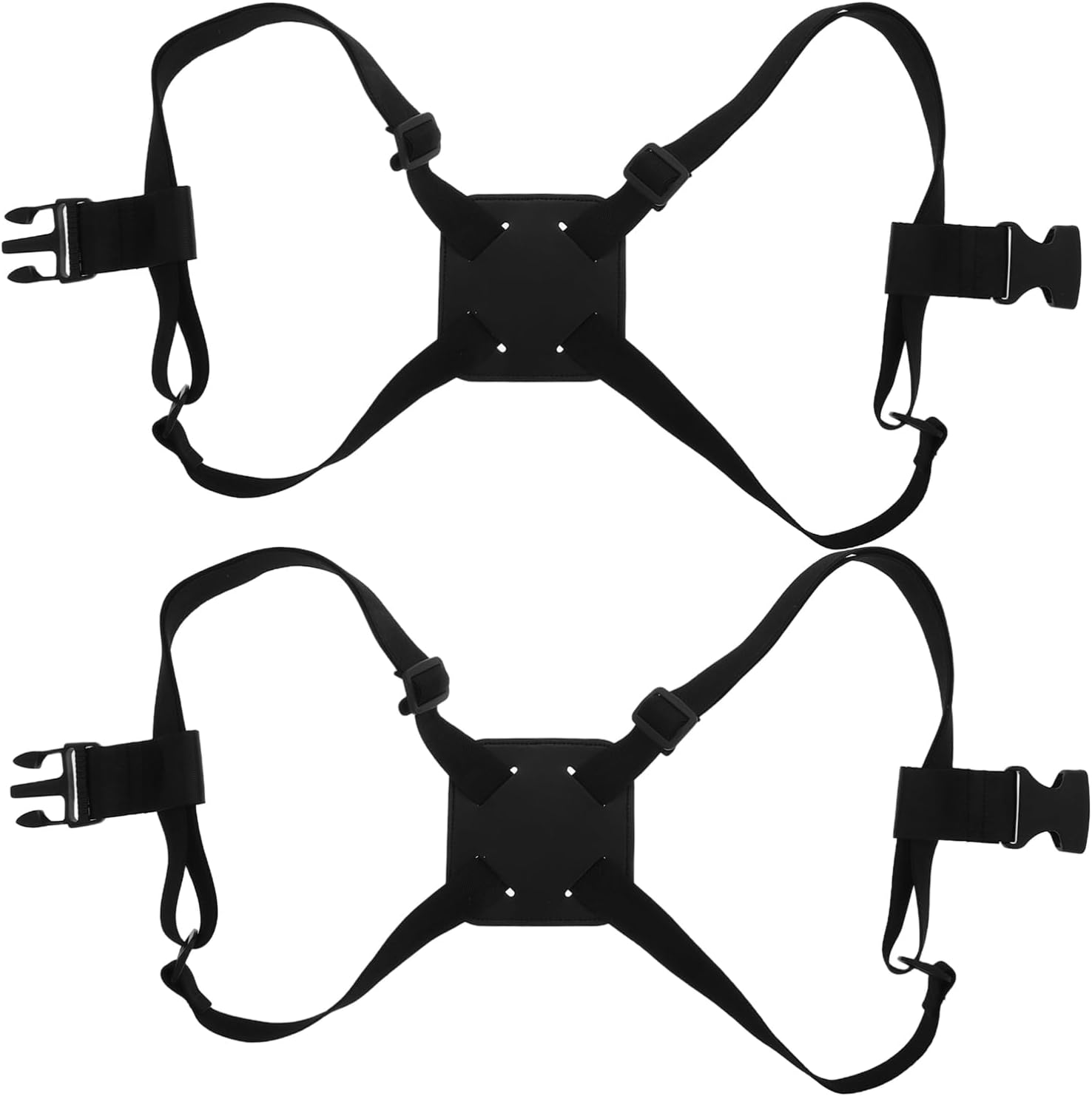 Healvian 2Pcs Elastic Luggage Straps for Suitcases Secure Travel Belt Buckle Packing Straps image number 1