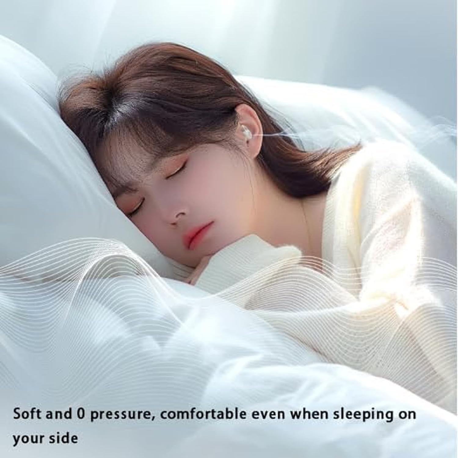 Noorasleep Snoozepods Pro, Snoozepods Pro - Bluetooth Sleepbuds, Noorasleep Earbuds Pros with Smart Case, Soft and Snug Fit, Noise Reduction for Side Sleepers,All-Night Battery Life (Black) image number 3