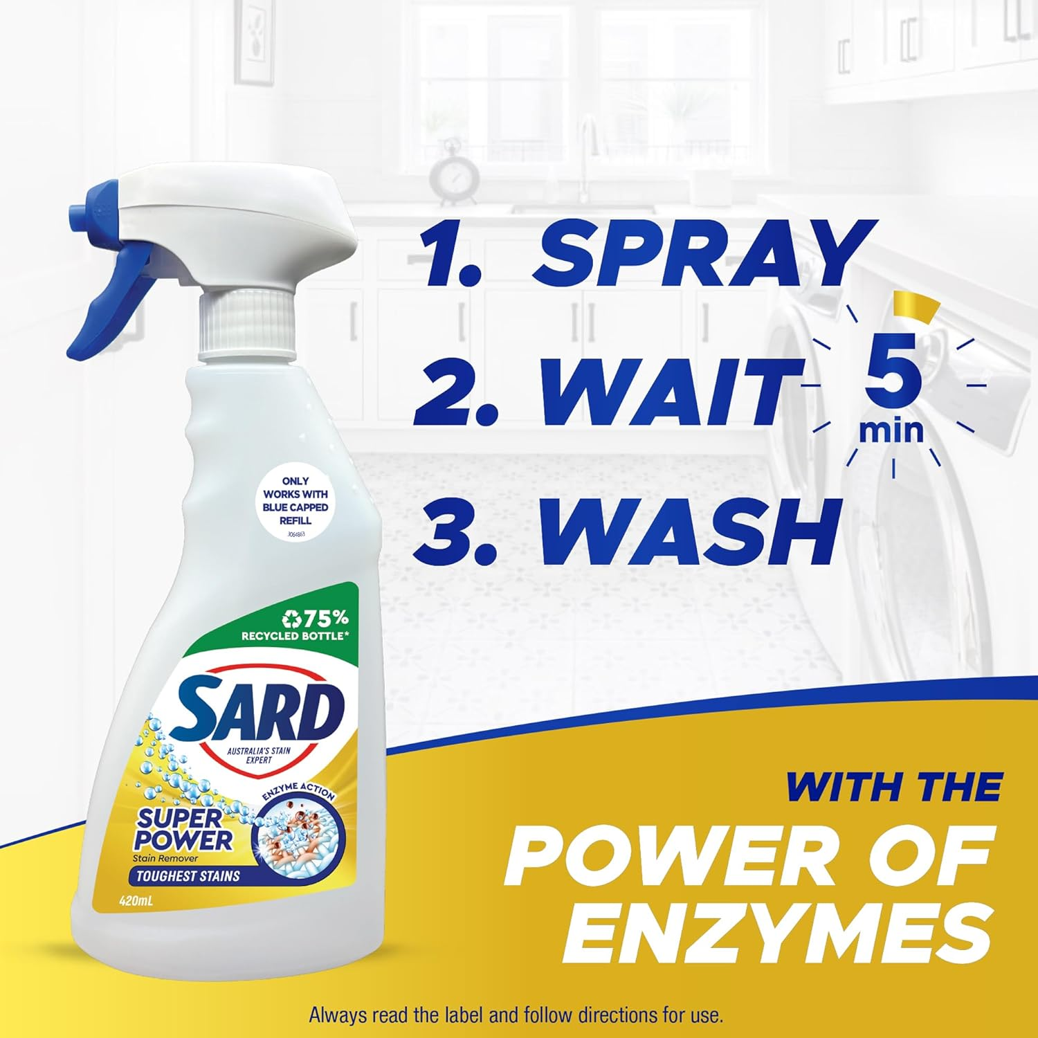 Sard Super Power Stain Remover Trigger 420Ml image number 5