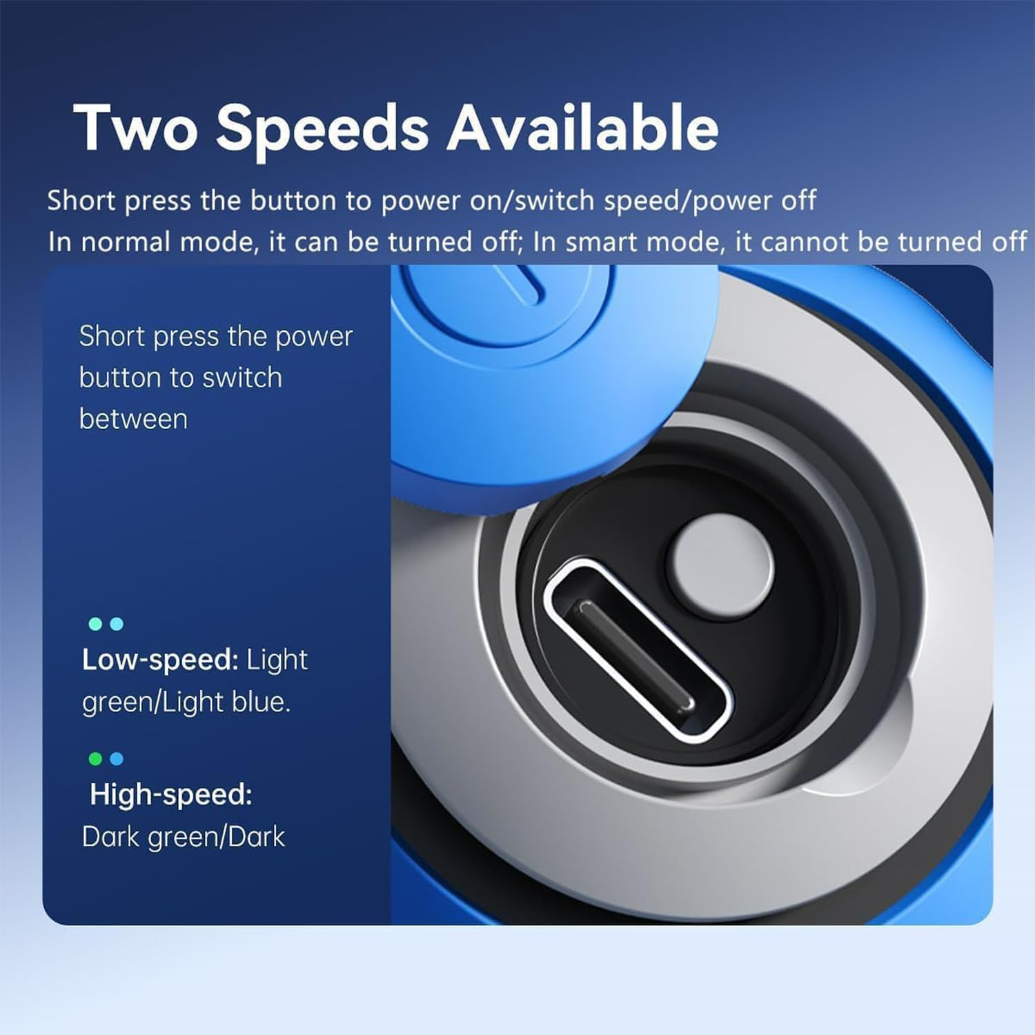 Interactive Cat Ball Toy, Rechargeable Pet Smart Chase Rolling Ball, Automatic Obstacle Avoidance Cat Toy with Anti-Scratch Cover for Bored Indoor Cat Exercise (Blue) image number 6