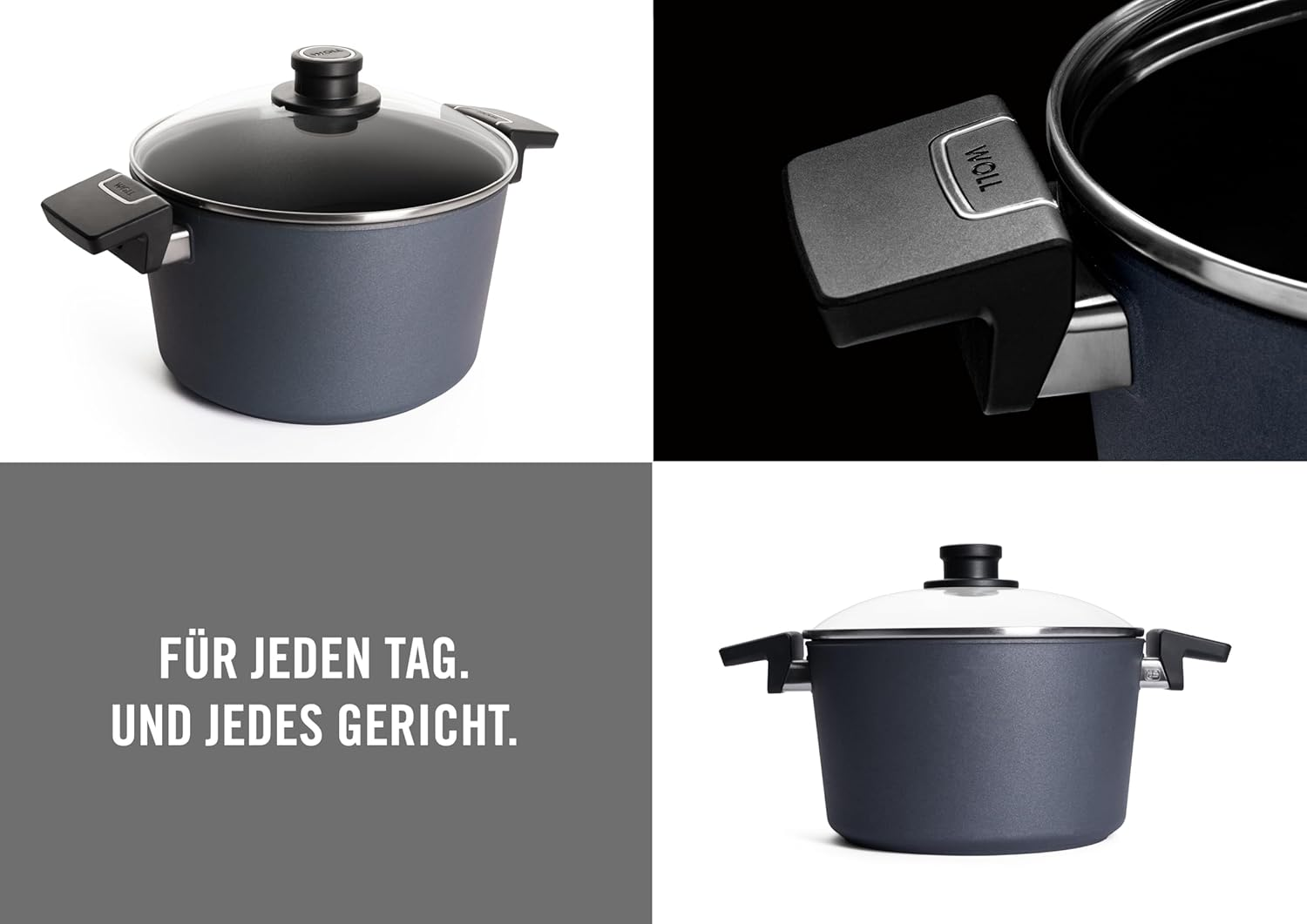 Woll Diamond Lite Fix Handle Induction Stock Pot 24Cm 5L with Lid Gift Boxed image number 1