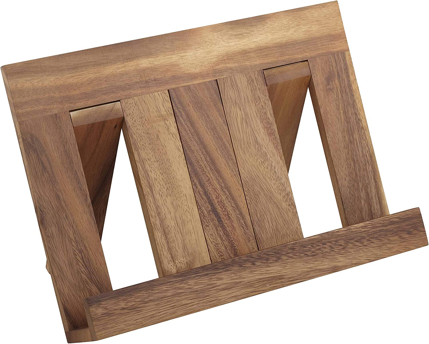 Davis & Waddell D2947 Acacia Wood Cookbook Recipe, Ipad, Book Holder| Countertop Stand| Natural