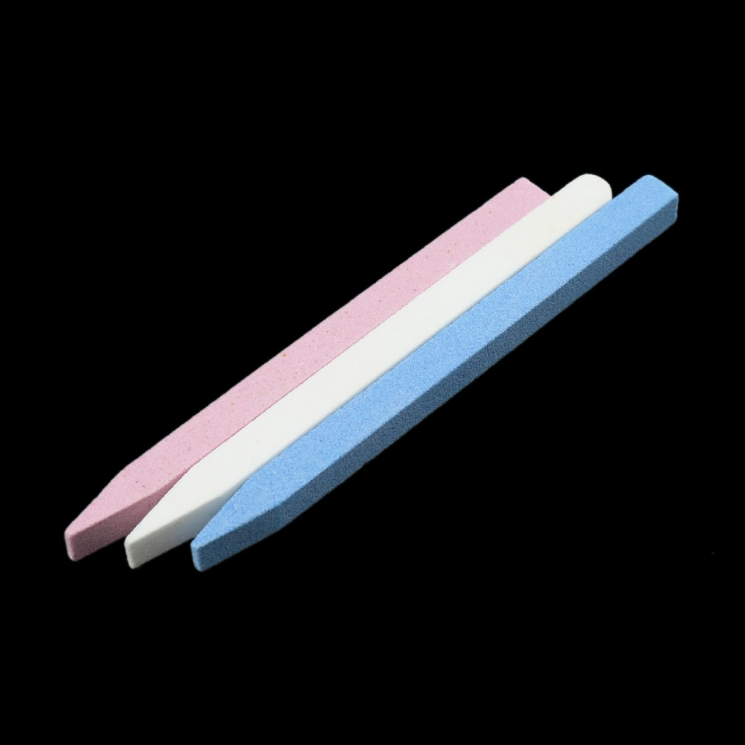 Labymos 3Pcs Stone Nail File Buffer-Blocks Grind Sand Nail Files Pedi Mani Care Makeup Tool image number 2