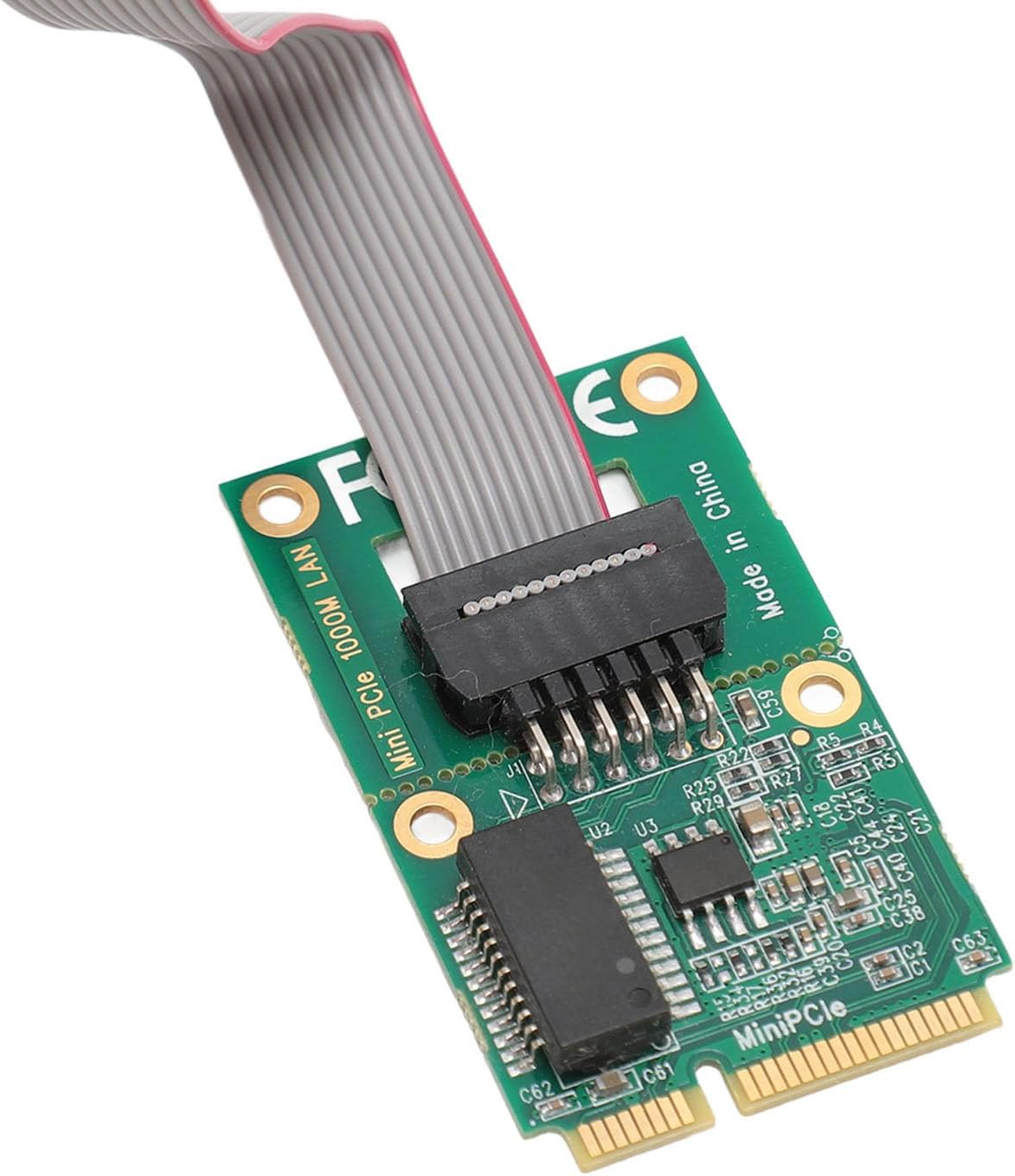 1000M RJ45 Adapter, Pcie Network Card, Mini Pcie Network Controller Card with M.2 a and E Slot, for 10 Freebsd, 8, Mini PCI E Network Card