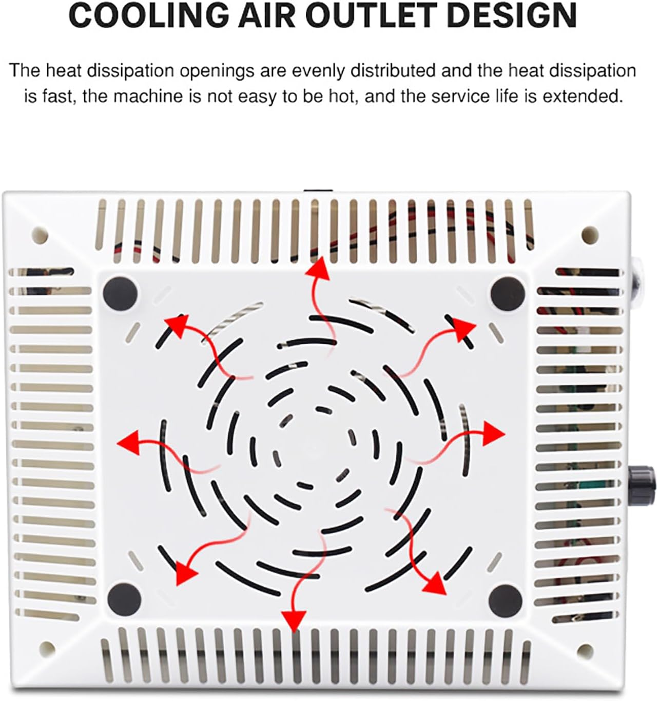 2-In-1 Manicure Kit, 60W Strong Power Nail Dust Collector Dust Vacuum Cleaner Manicure Tools, for Salon Expert Home Use image number 3