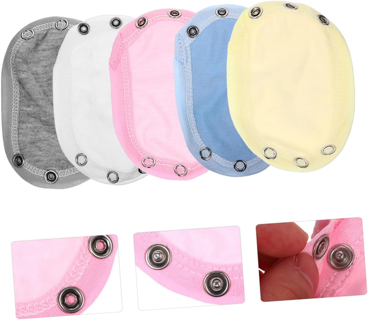 10Pcs Cotton Jumpsuits Extenders for Boy Girl Boy Girl Vest Extenders for Winter Clothes for Mobile Jumpsuits image number 5