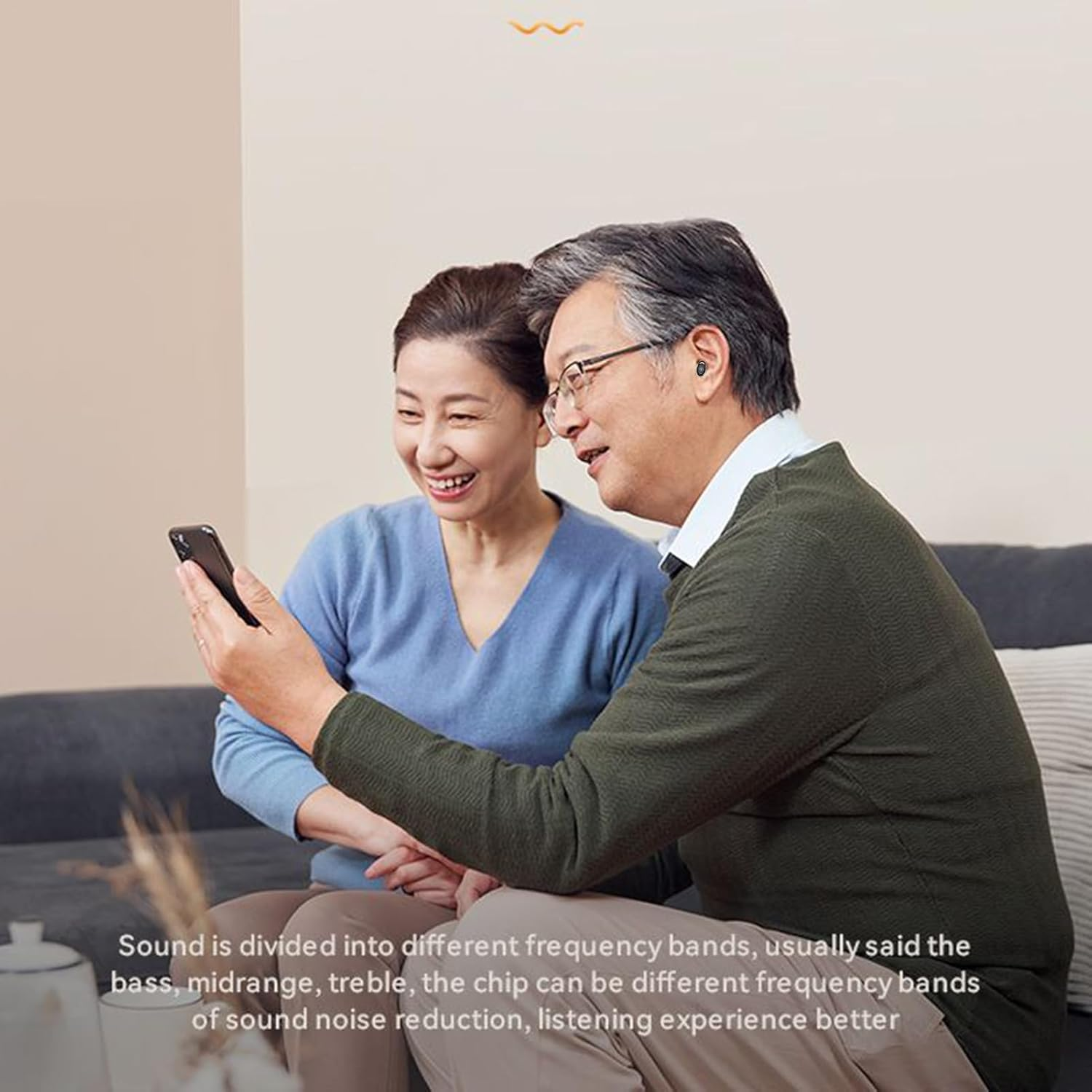 Wireless Earbuds,32-Channel Single Ear Invisible Hearing Aids,Wireless Business Earbuds - for Travel Sleeping Workout Office Business Daily Commuting Sports Meeting image number 4