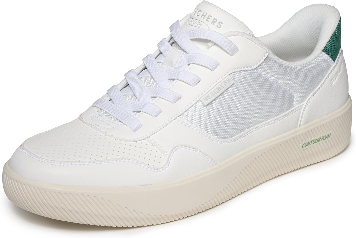 Skechers Men'S Arch Fit Court Break-Komfortabel Hands Free Slip-Ins Sneaker