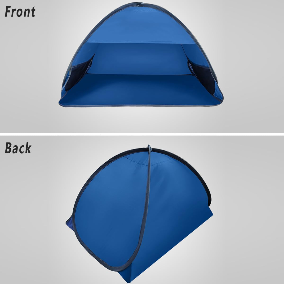 AIMALL Outdoor Beach Sunshade Tent, Automatic Quick Open, Portable UV Protection, Beach Tent for Sunbathing, Available in M ​​And L Sizes image number 6