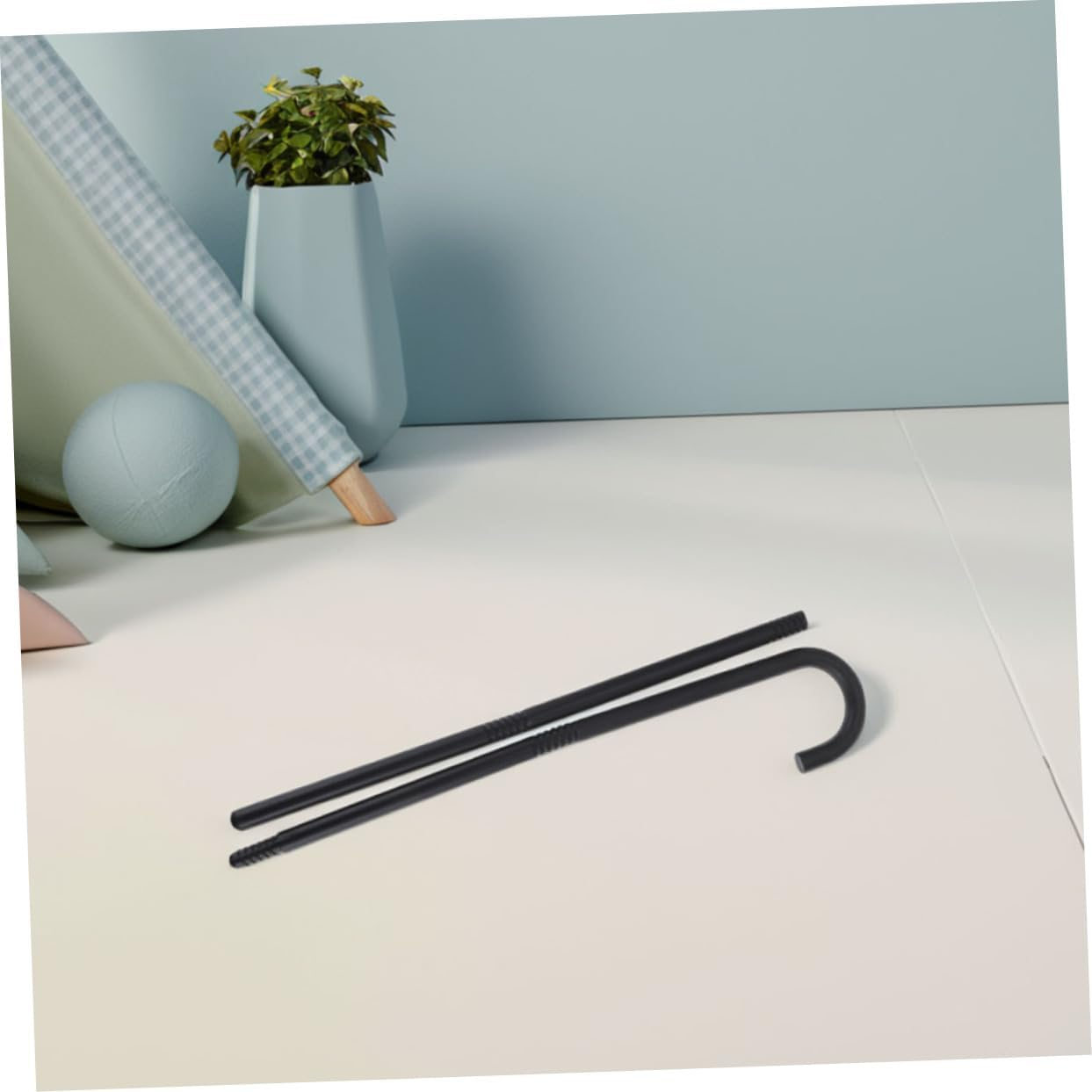 FRCOLOR Dress up Cane Prop Set 3Pcs Black Walking Stick Props for Masquerade Carnival Costumes