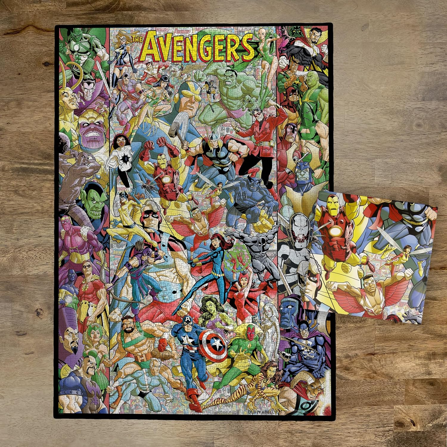 AQUARIUS Avengers 60Th Anniversary S000Pc Puzzle (5000 Piece Jigsaw Puzzle) - Glare Free - Precision Fit - Officially Licensed Marvel Merchandise & Collectibles - 58.8 X 42 Inches