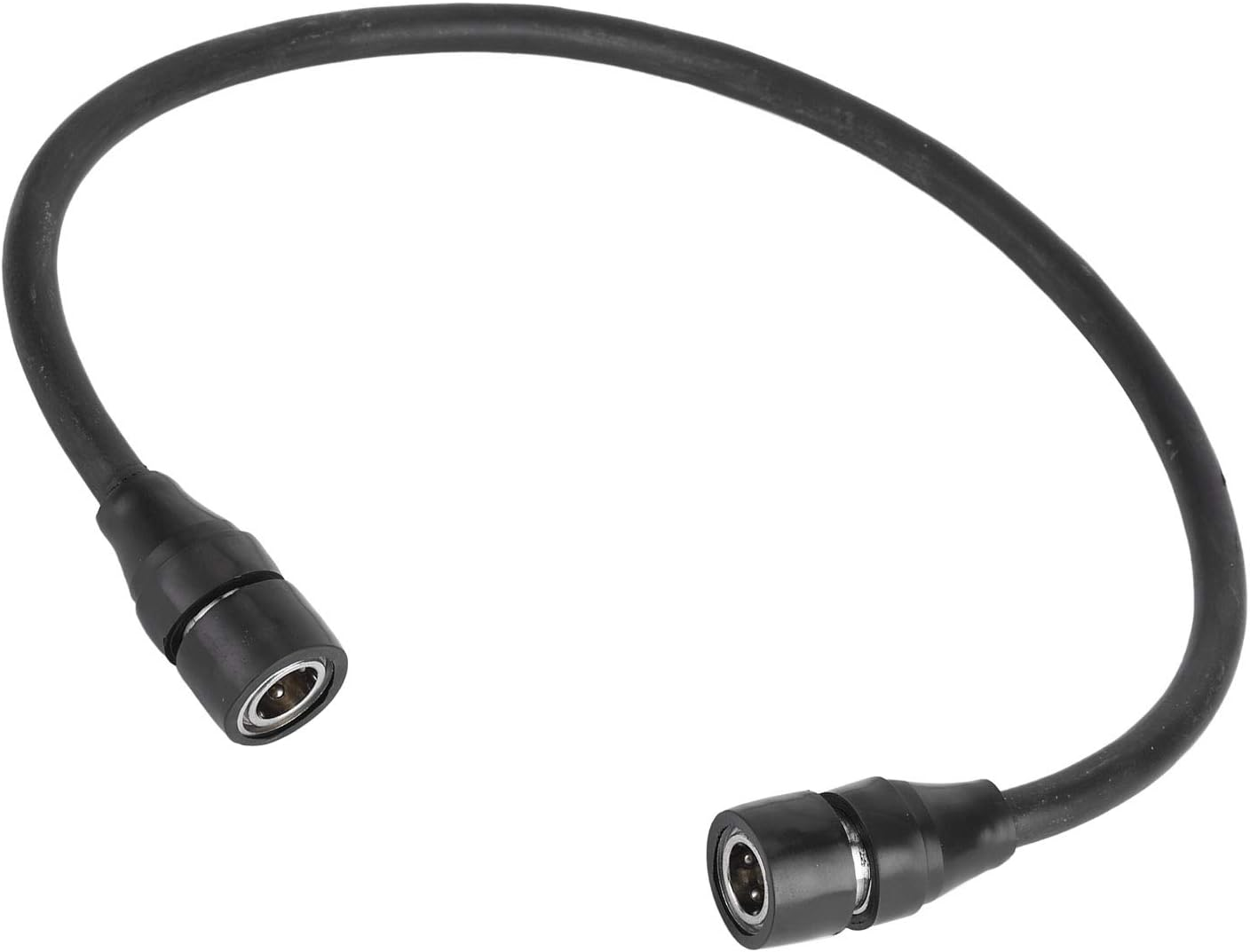 23.6In Highpressure Inflator Hose Doubleend Air Pump Quick Connection Female Connector for Inflators and Compressors Rubber Black image number 3