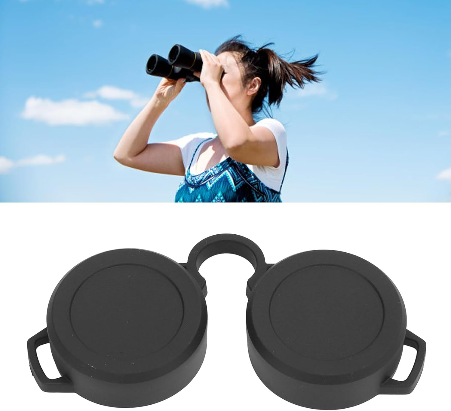 Binoculars Rain Cover, Rubber Lens Caps, Eyepiece Eyecup, Binoculars Protective Covers, Telescope Accessories image number 5