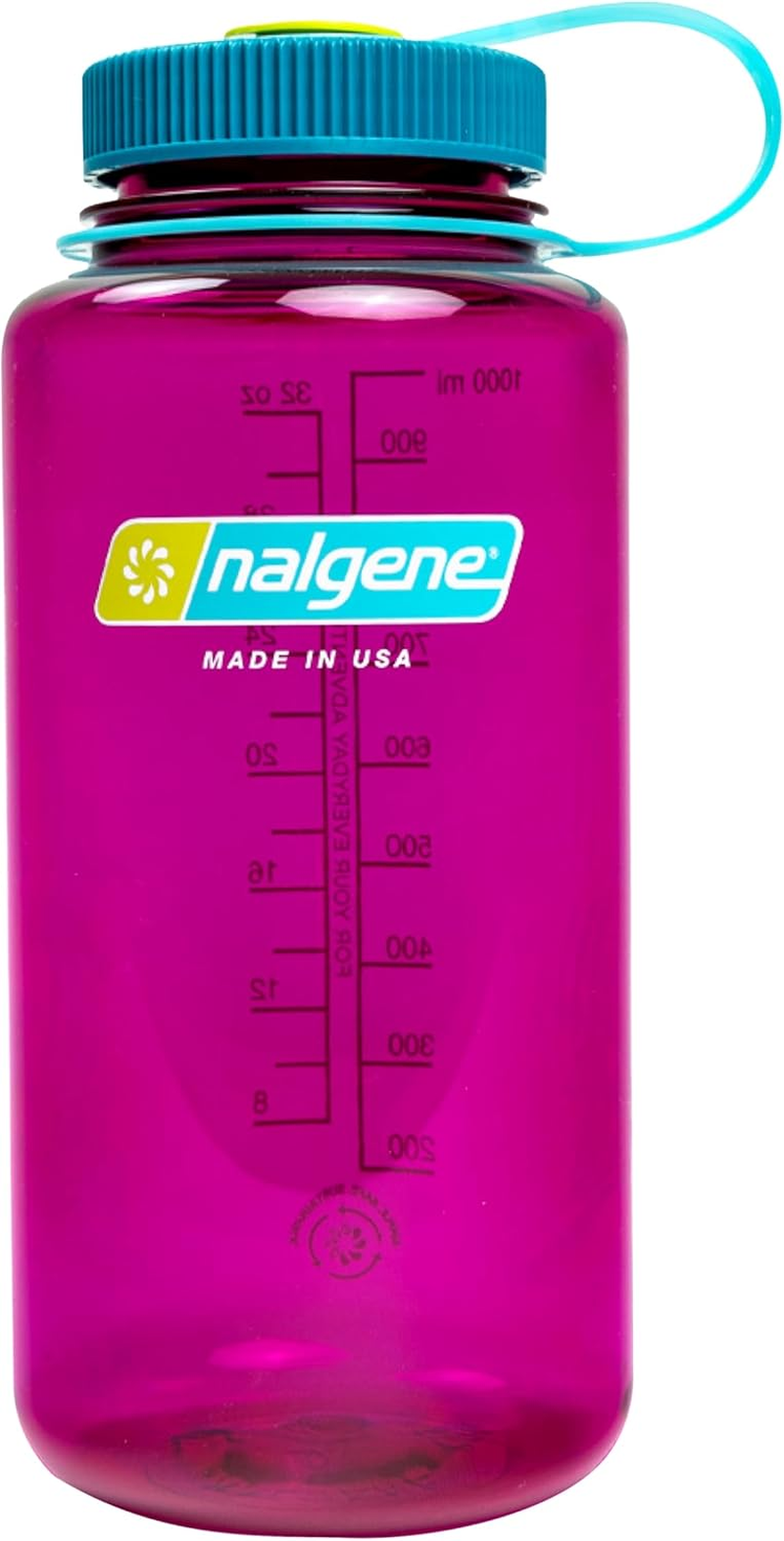 Nalgene Sustain Tritan Bpa-Free Water Bottle Made with Material Derived from 50% Plastic Waste, 32 OZ, Wide Mouth