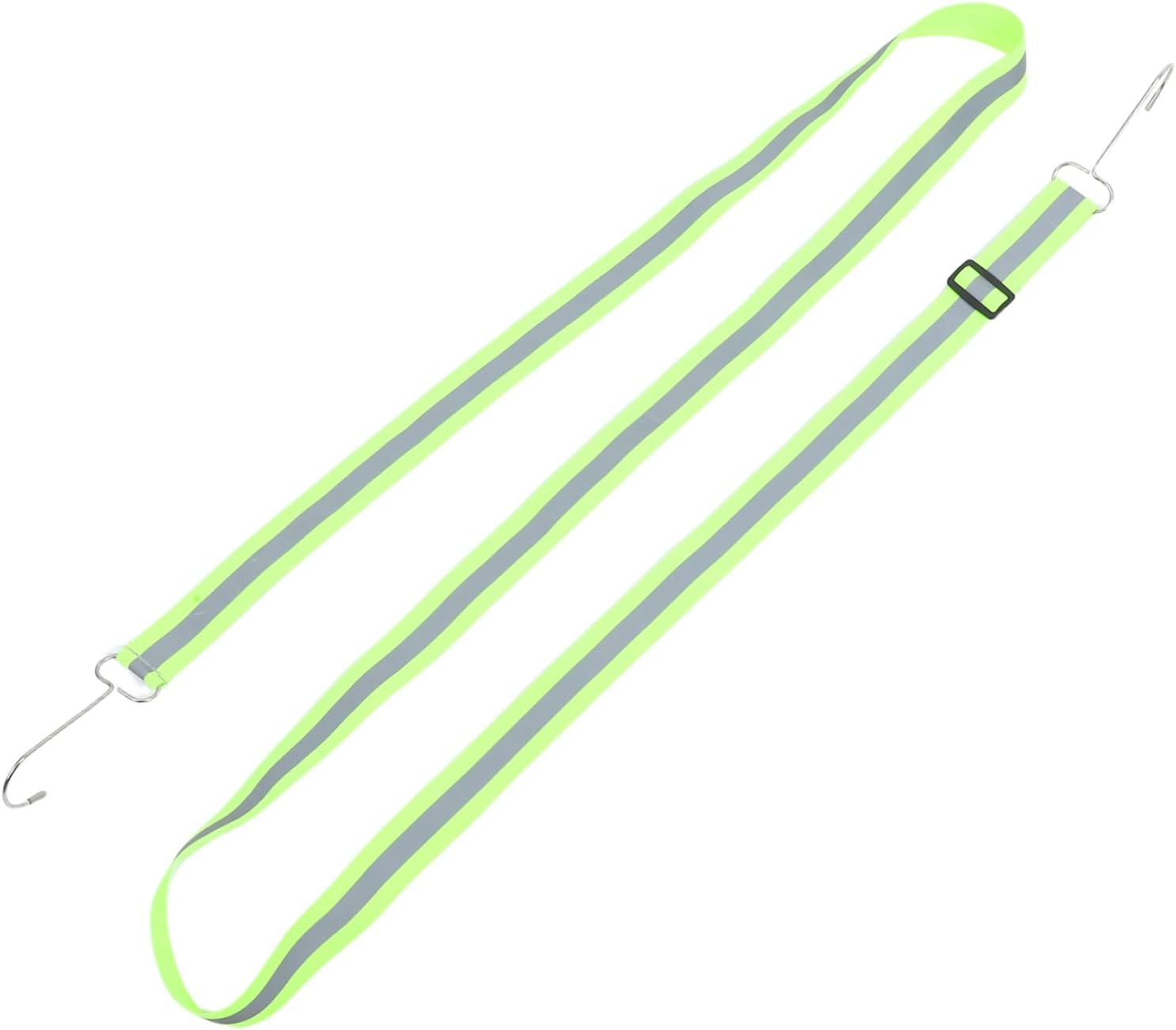 GLEAVI Reinforced Reflective Car Cover Straps Adjustable Tape for Easy Installation Protective Cover High Visibility Reflective Stripes Fluorescent image number 2