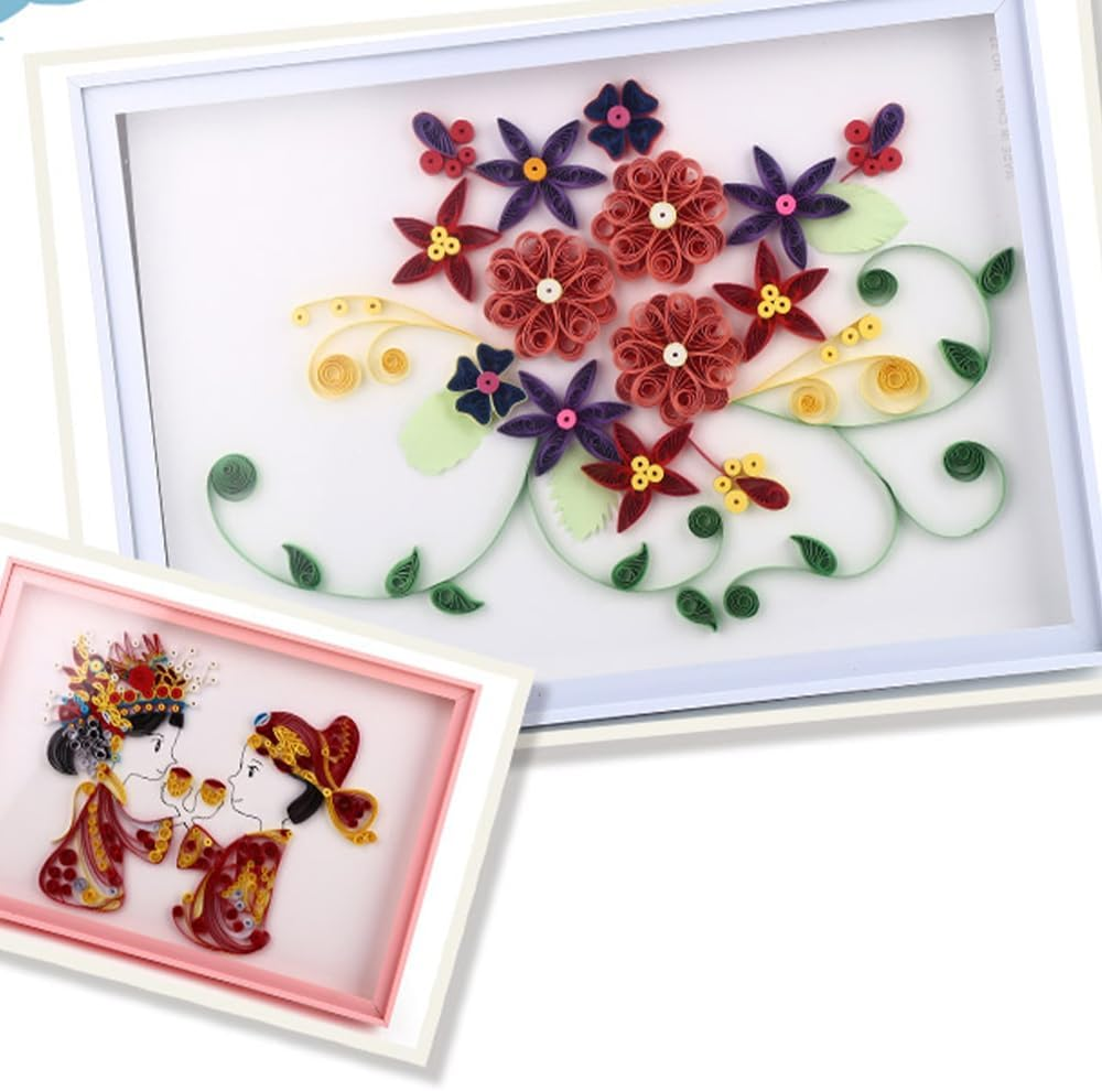 180Pcs Premium Quilling Paper Strips with 36 Vibrant Colors, 54Cm X 5Mm DIY Craft Strips for Kids & Adults Ideal for Card Making, Scrapbooking, Home Decor image number 4